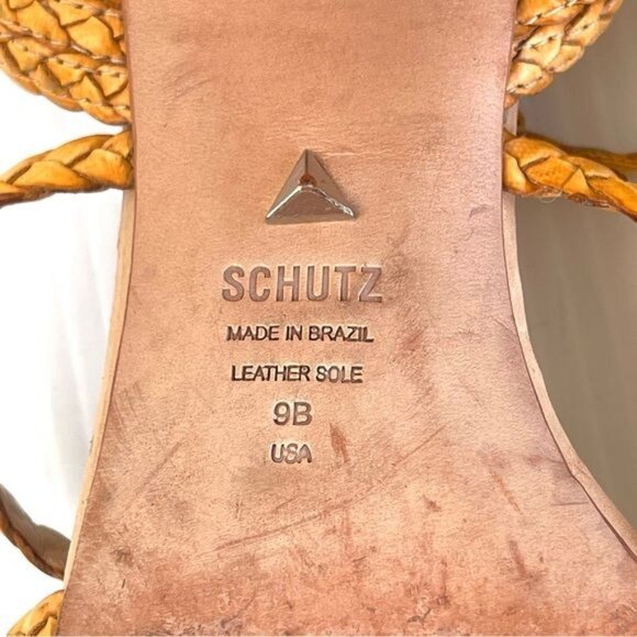 SCHUTZ Rosalia Strappy Block-Heel Sandals 9 - Picture 8 of 10